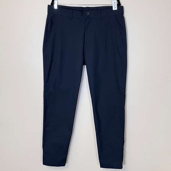 Lululemon Slim Tapered Twill Trouser Pants - Men's Size 35*30 - Black - Picture 1 of 11